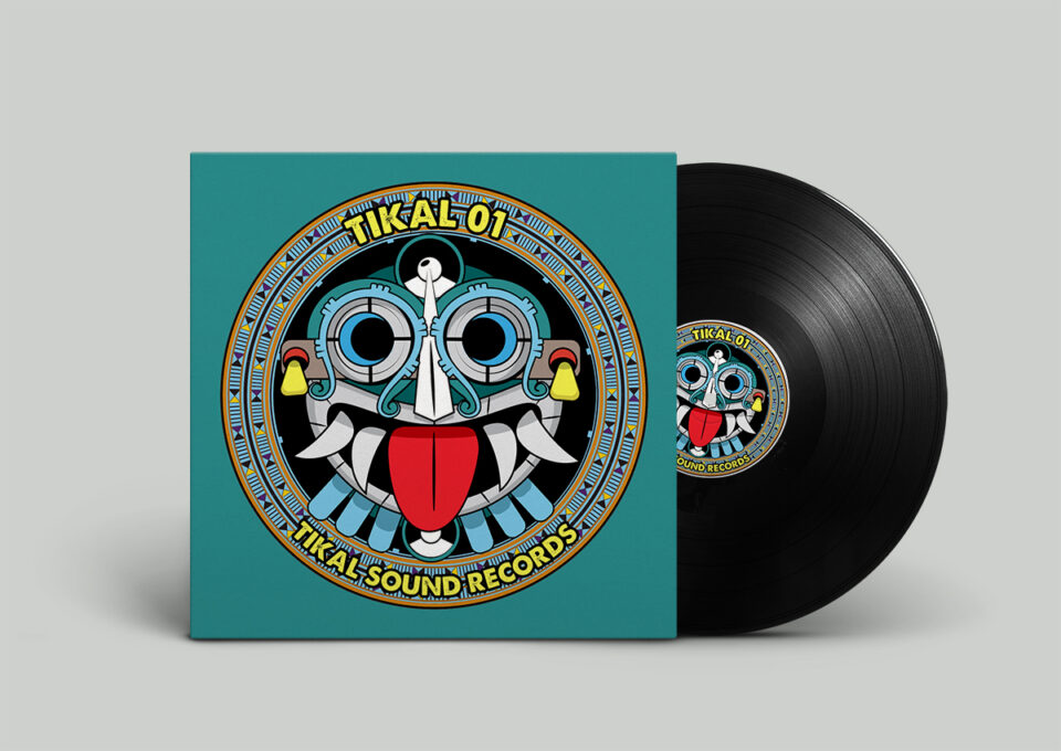 ILLUSRATION DISQUE VINYL TIKAL 01