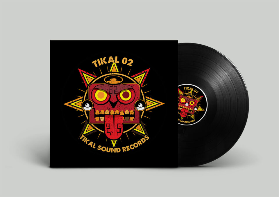 ILLUSRATION DISQUE VINYL TIKAL 02