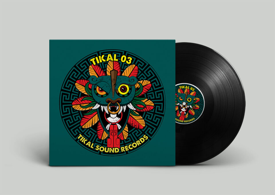 ILLUSRATION DISQUE VINYL TIKAL 03