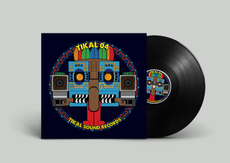 ILLUSRATION DISQUE VINYL TIKAL 04